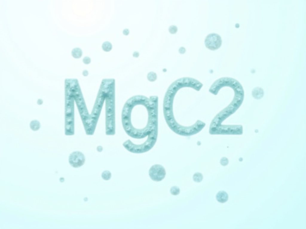 chlorure de magnésium bienfaits - illustration cristaux et molécule MgCl2