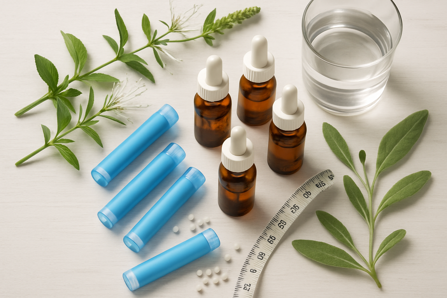 Homéopathie pour maigrir : tubes de granules et teintures mères pour une cure minceur naturelle