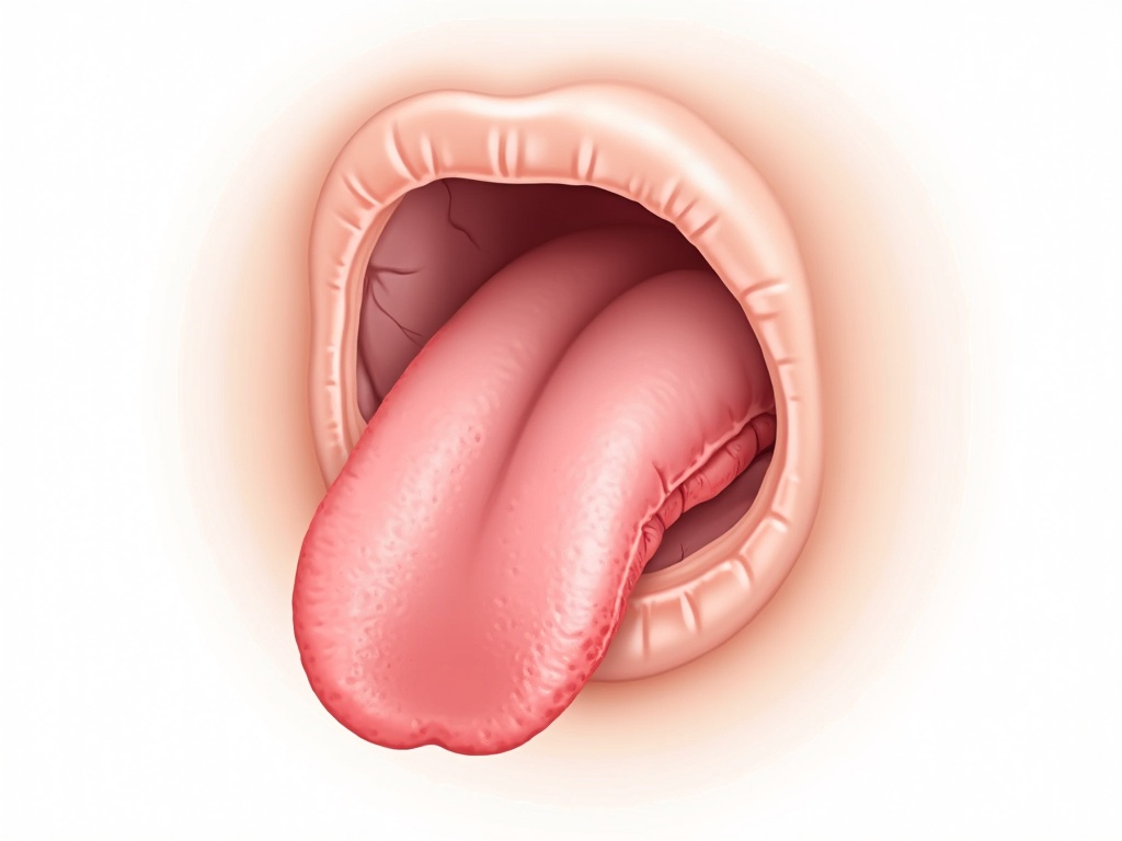 papilles gonflées infectées causes - illustration anatomique de la langue enflammée