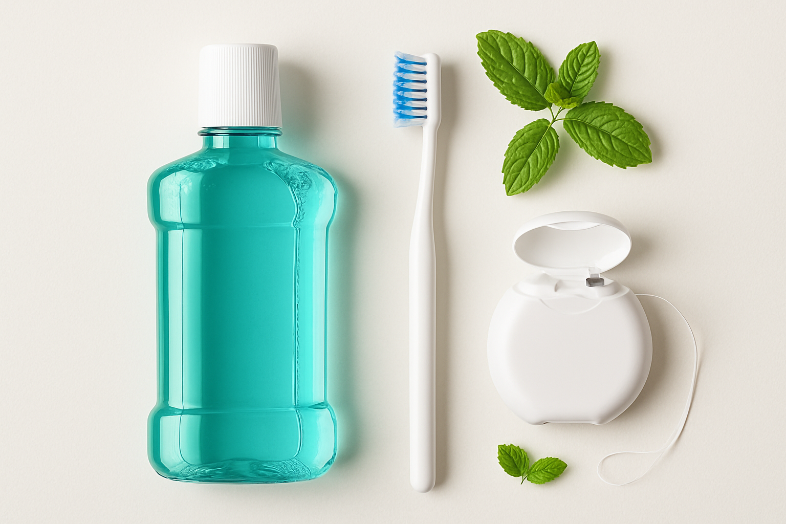 Bains de bouche : différents types de produits d'hygiène bucco-dentaire