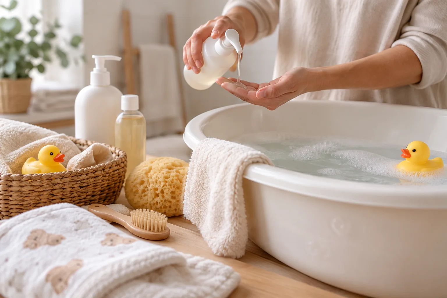bain bebe peau seche sensible pour Pourquoi le bain peut-il dessécher la peau de bébé ? dans une composition sobre et lisible