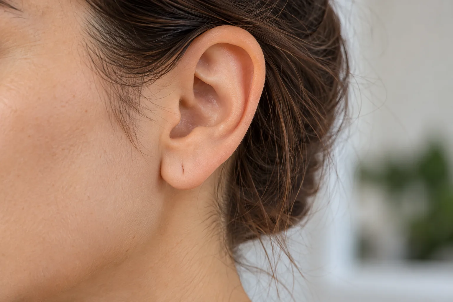 lobes oreille pour Une partie souple du pavillon auriculaire dans une composition sobre et lisible